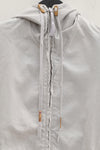 BORIS BIDJAN SABERI top ZIPPER3.1 FTO00002 +F0406C white cement color pure cotton PBBS30